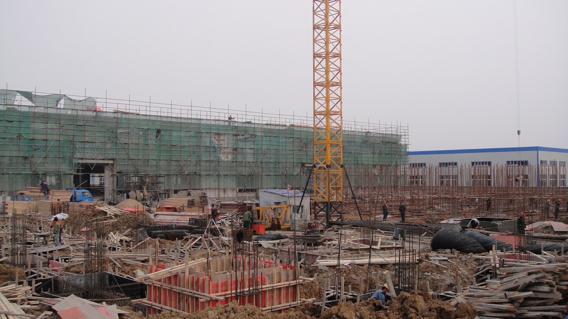 安徽信盟新建厂区施工建设进展顺利