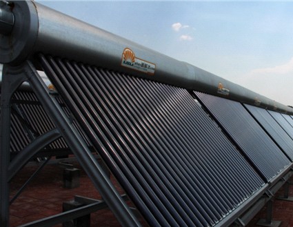国内首套无动力太阳能商用热水系统落户北京